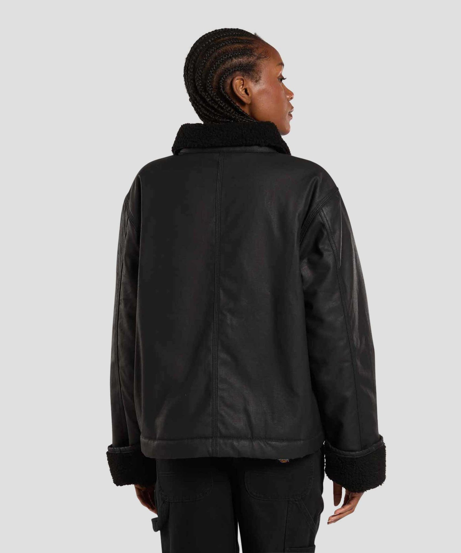 Womens Padded Coated Flight Jacket