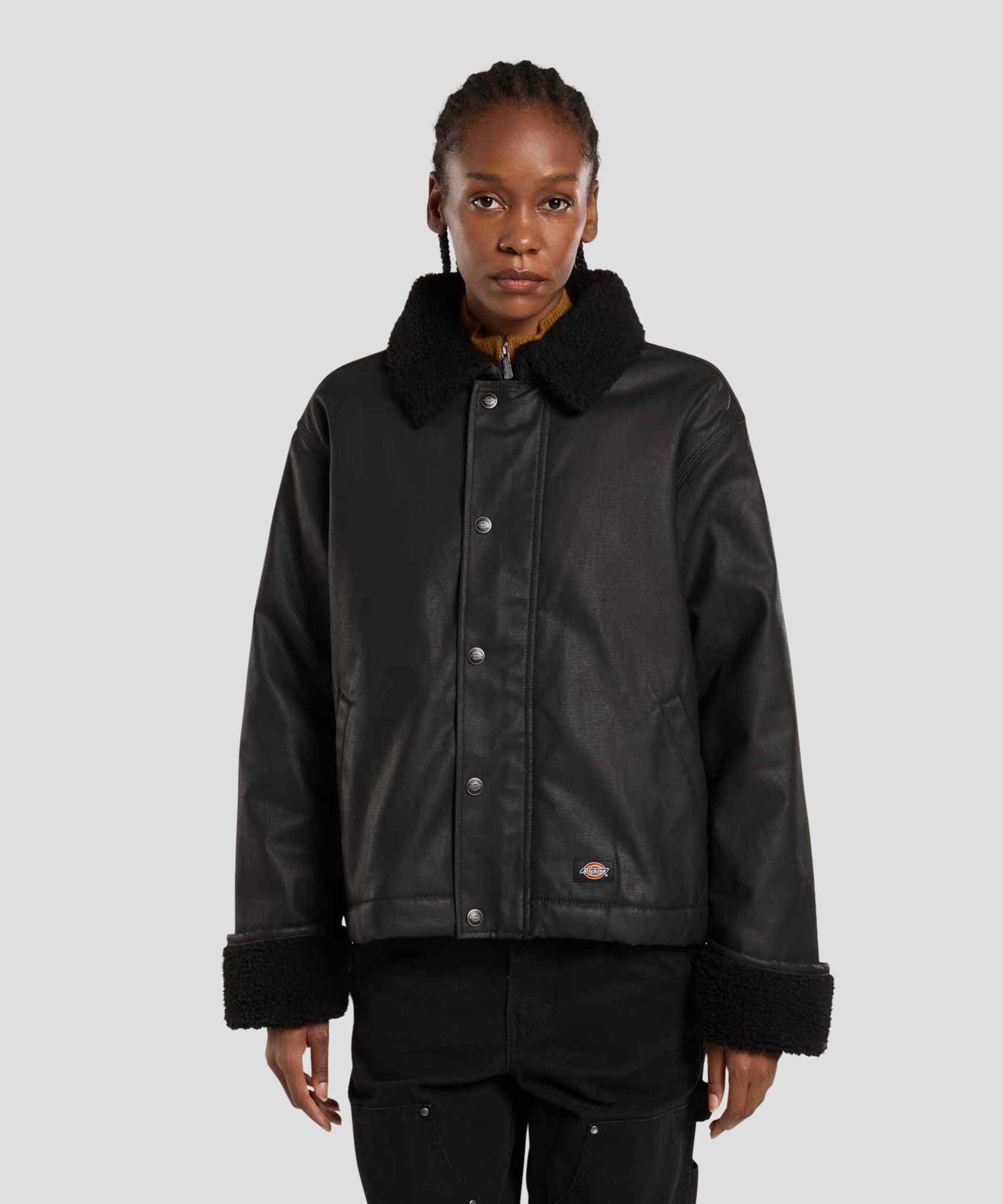 Womens Padded Coated Flight Jacket
