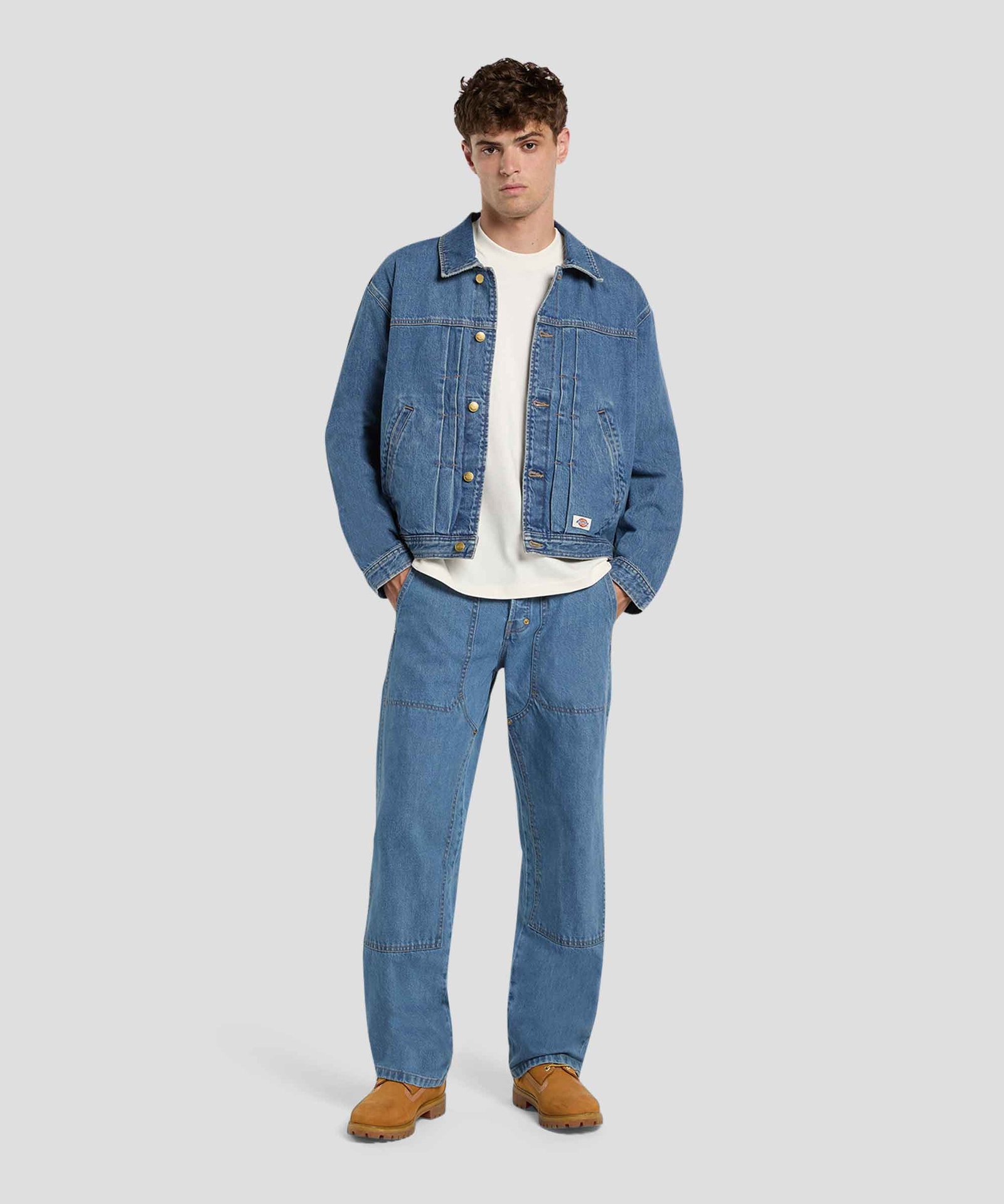 Trucker Double Knee Relaxed Jeans