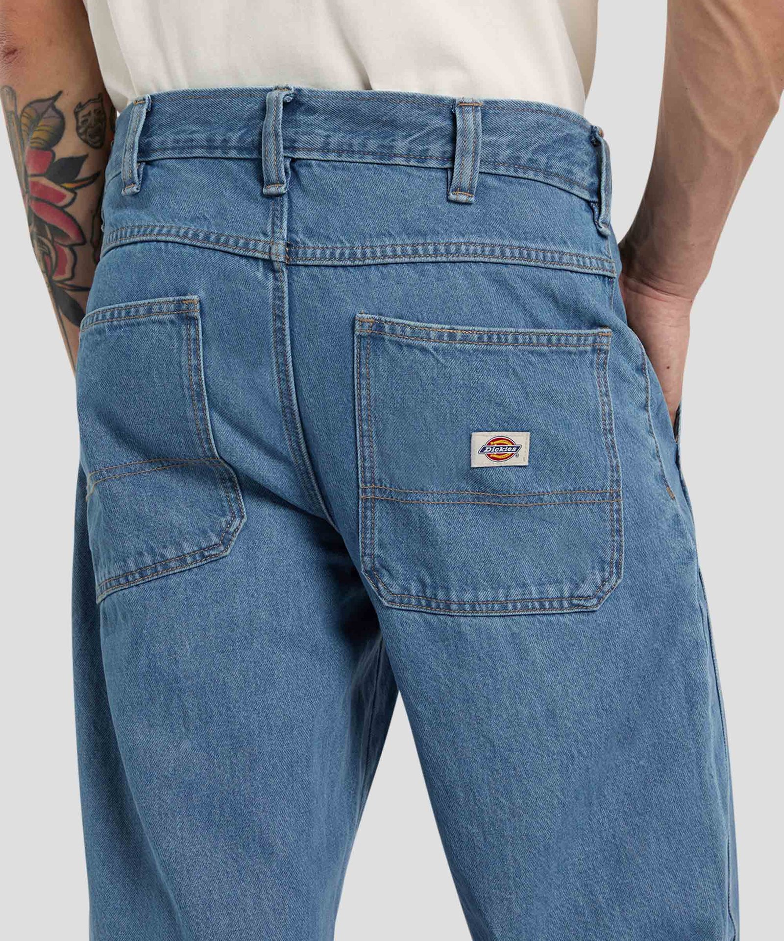 Trucker Double Knee Relaxed Jeans
