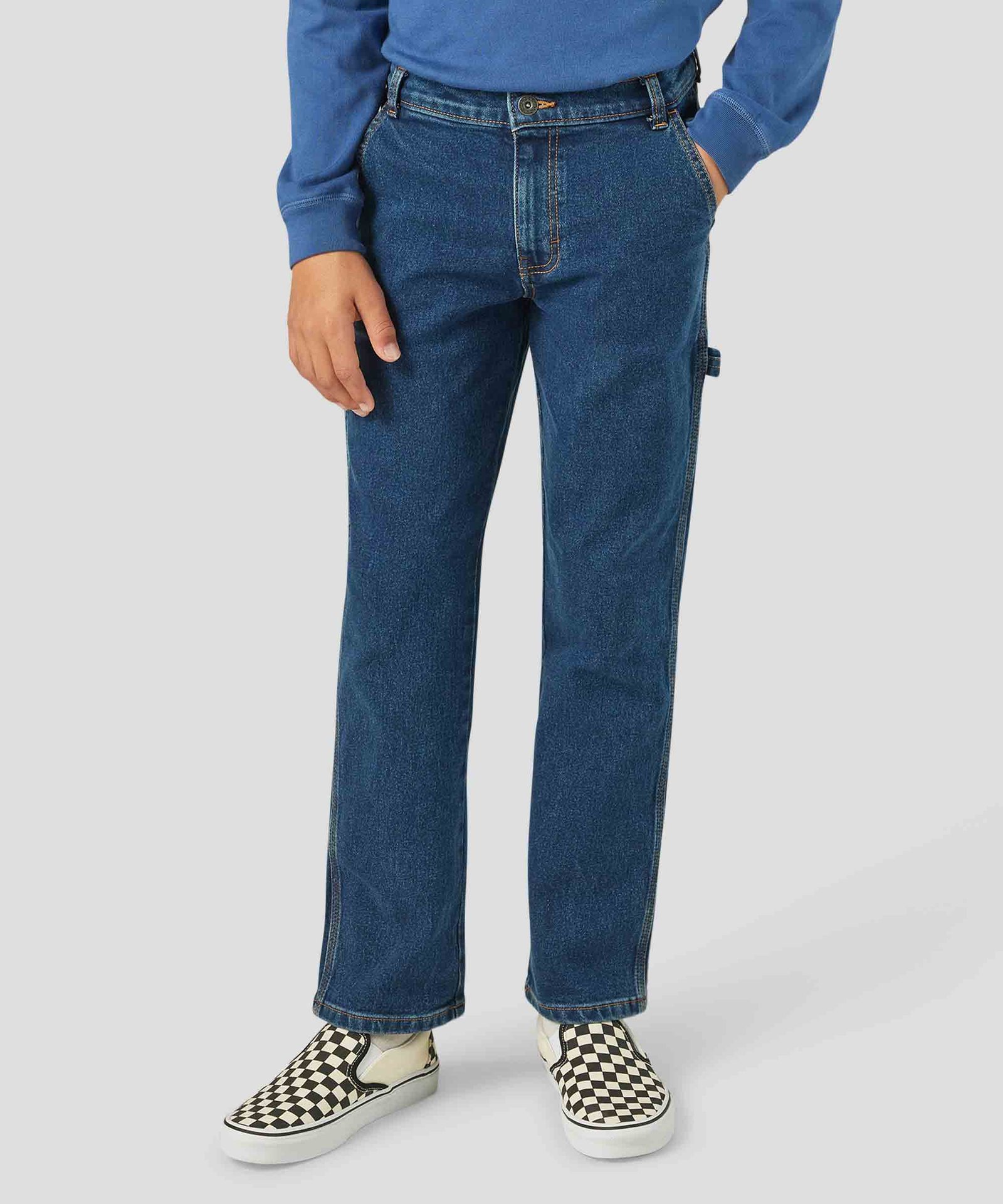 Boys Denim Carpenter Pants