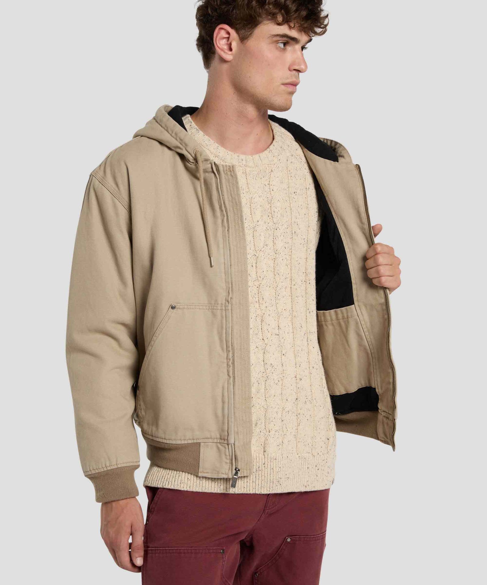 Hooded Bomber Jacket