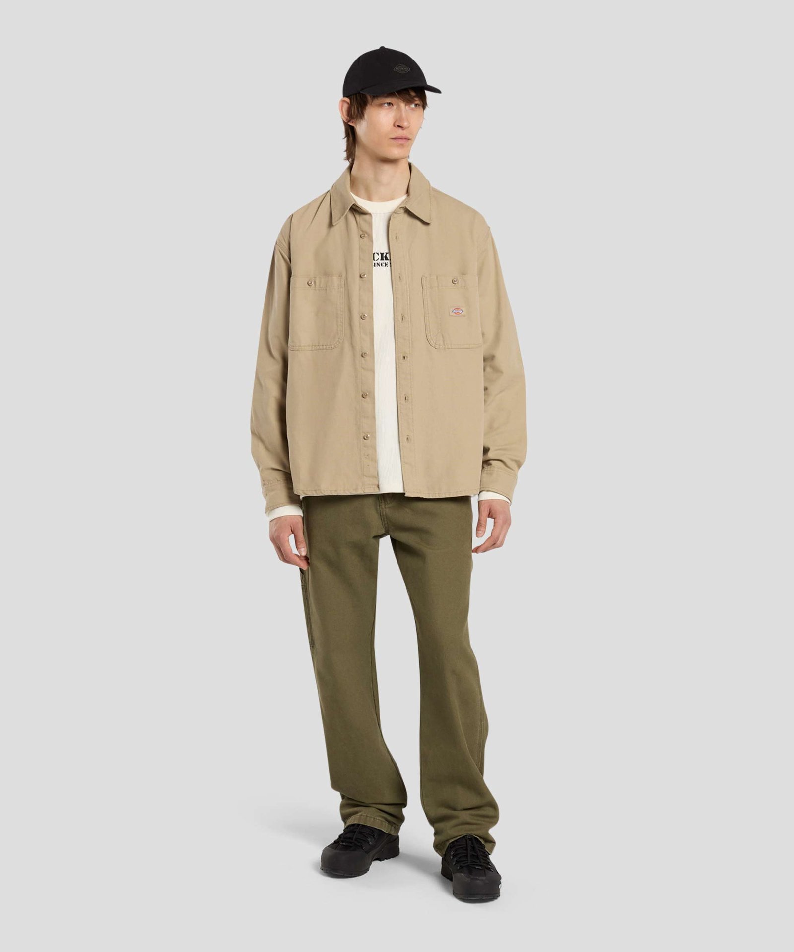Long Sleeve Canvas  Shirt