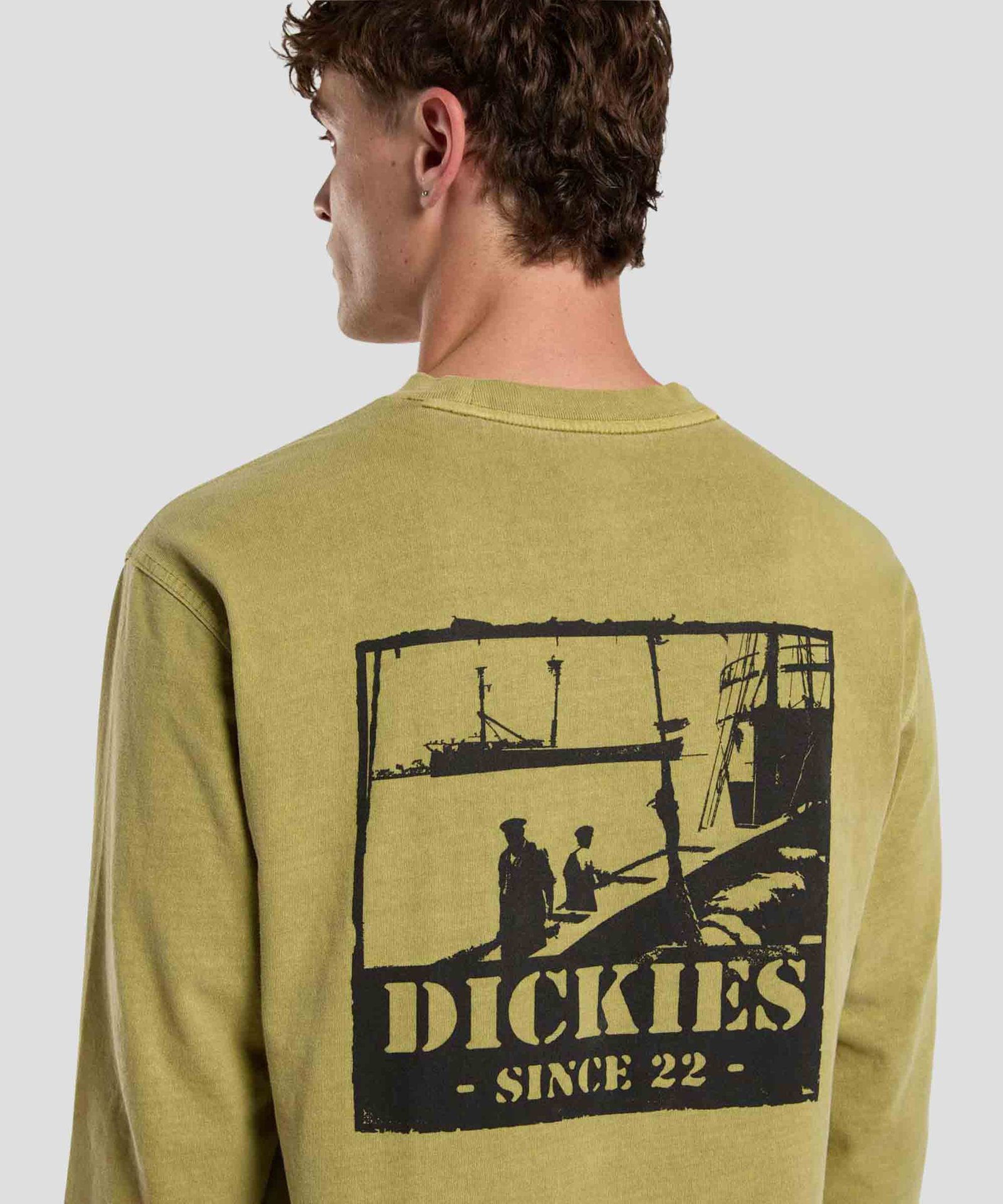 Heavy Jersey Graphic Long Sleeve Tee