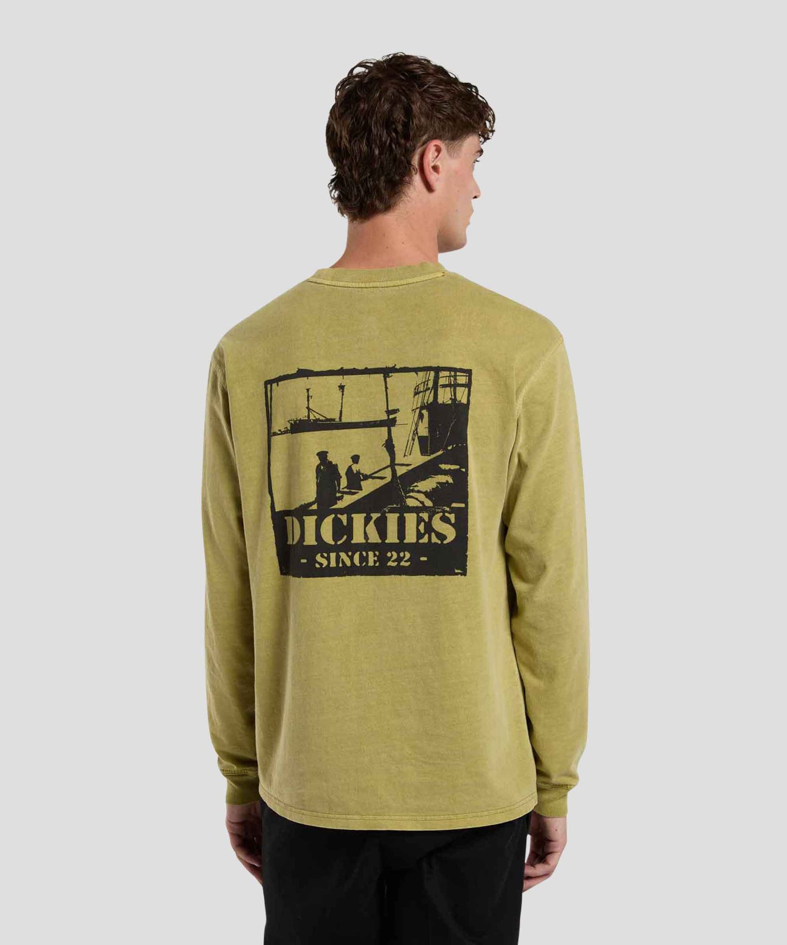 Heavy Jersey Graphic Long Sleeve Tee