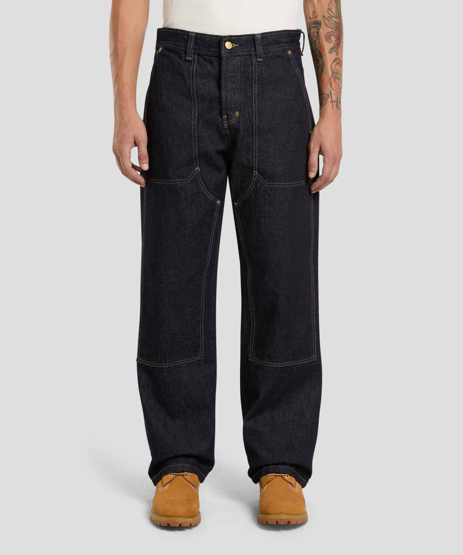Trucker Double Knee Relaxed Jeans