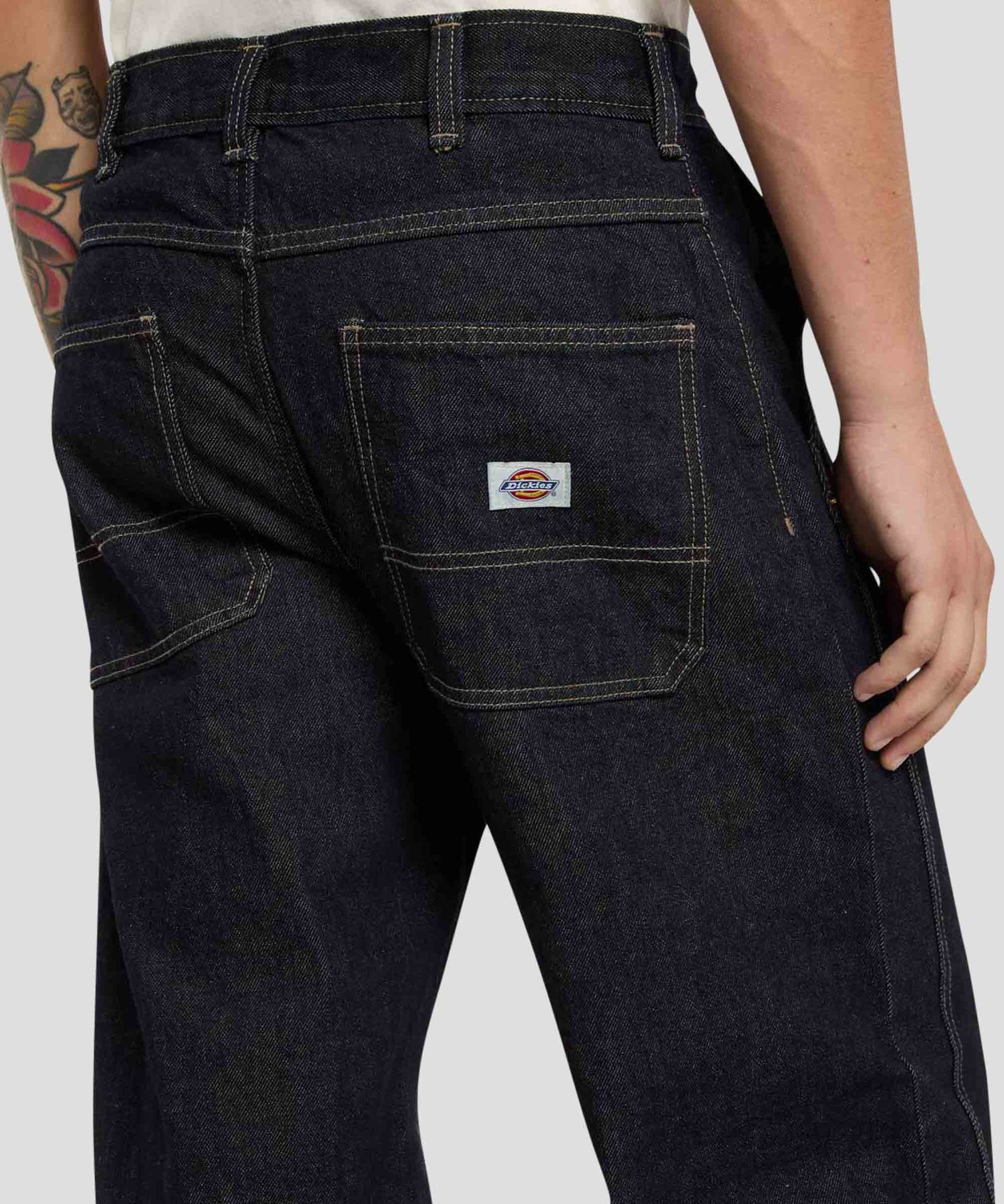 Trucker Double Knee Relaxed Jeans