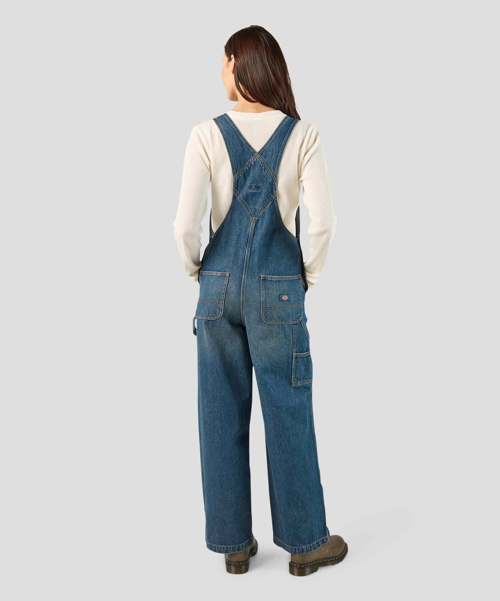 Womens Mad Mechanic Loose Bib Overalls