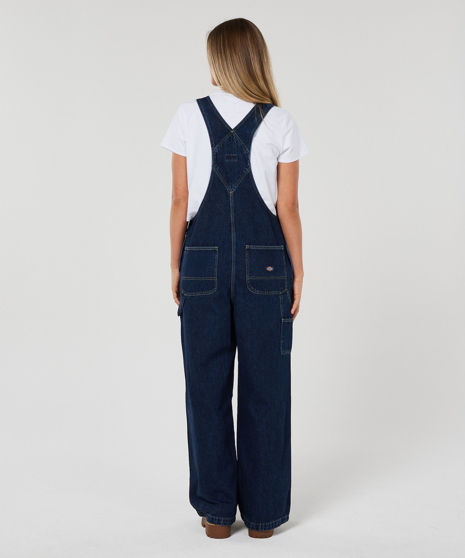 Womens Mad Mechanic Loose Bib Overalls