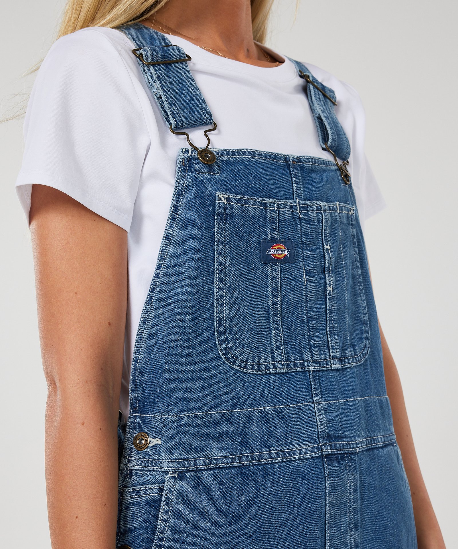 Womens Bib Denim Overalls