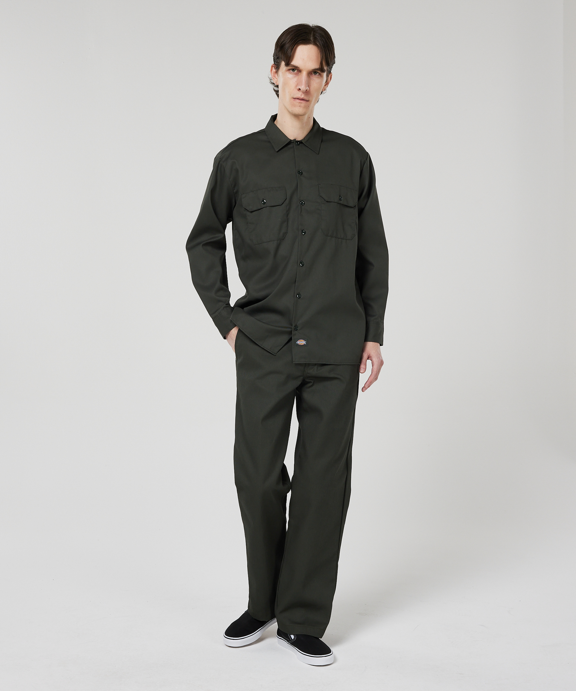 Mens 874© Original Work Pants in Olive Green | Dickies