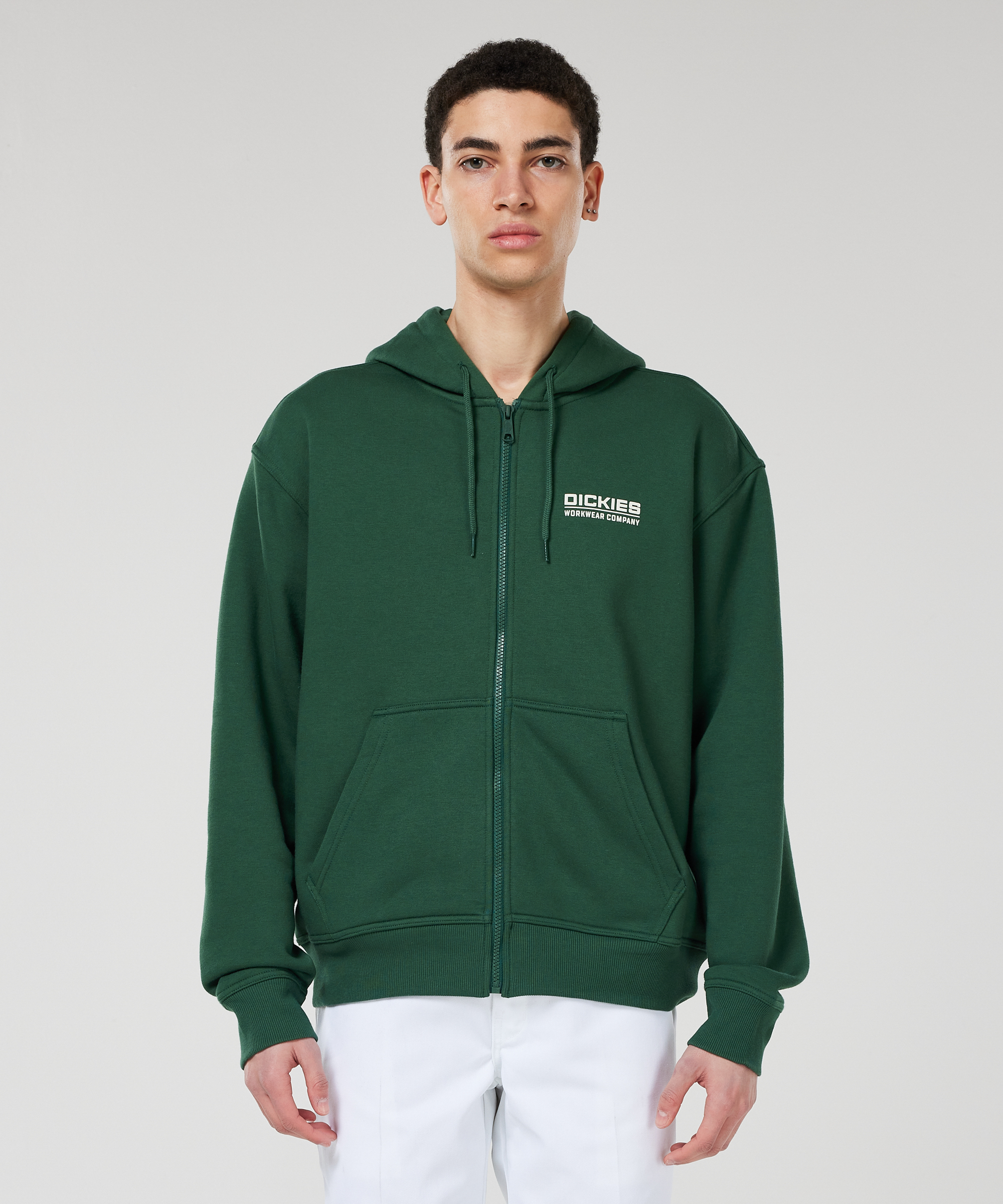 iri　Dickies Cootie Productions Sサイズ Mens Full Zip Graphic Hoodie in Pine Needle Green | Dickies