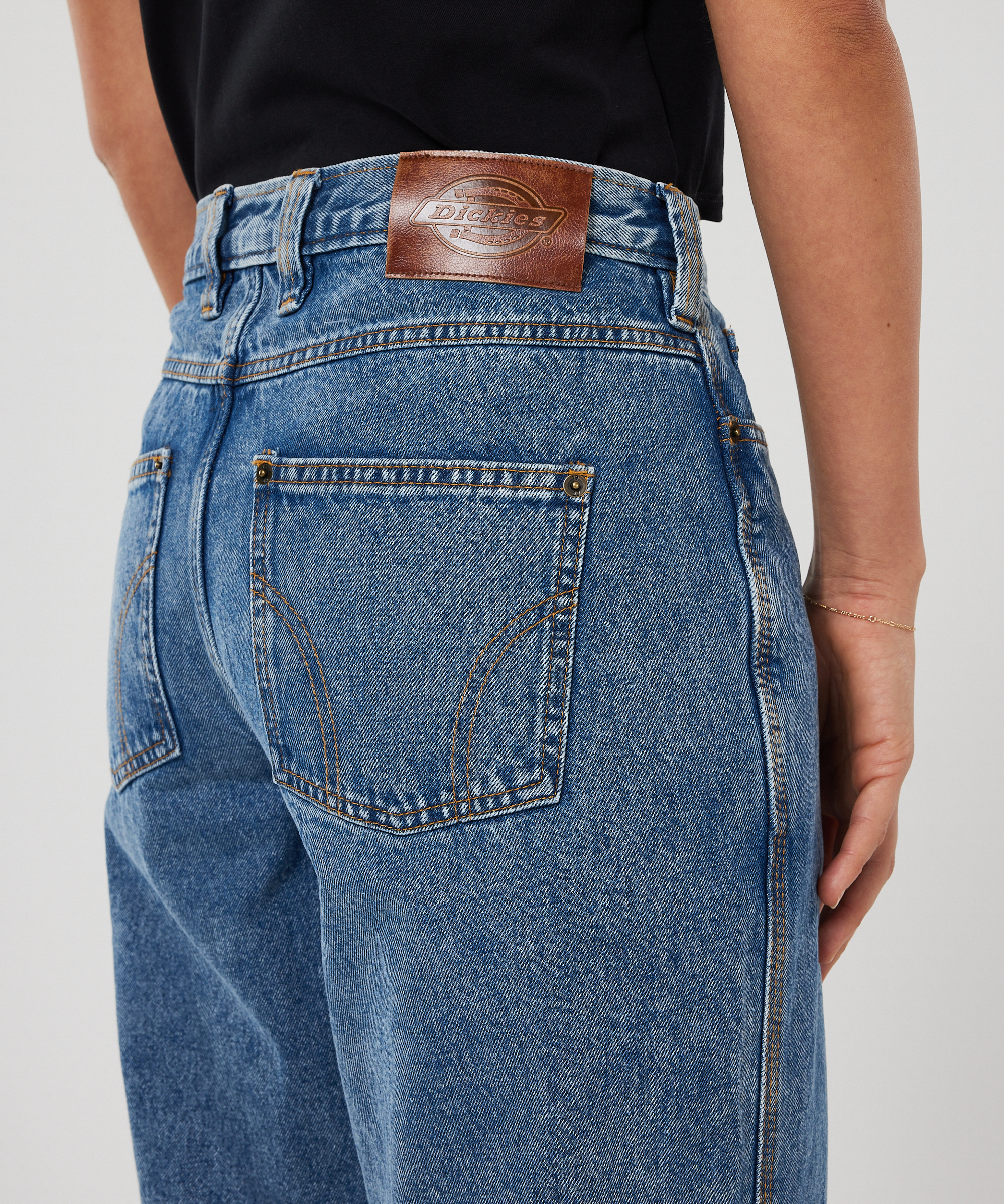 デニム・ジーパン DICKIES Woman Jeans Blue DK0A863S K211 Dickies Thomasville Denim W Blue Jeans Dickies Construct