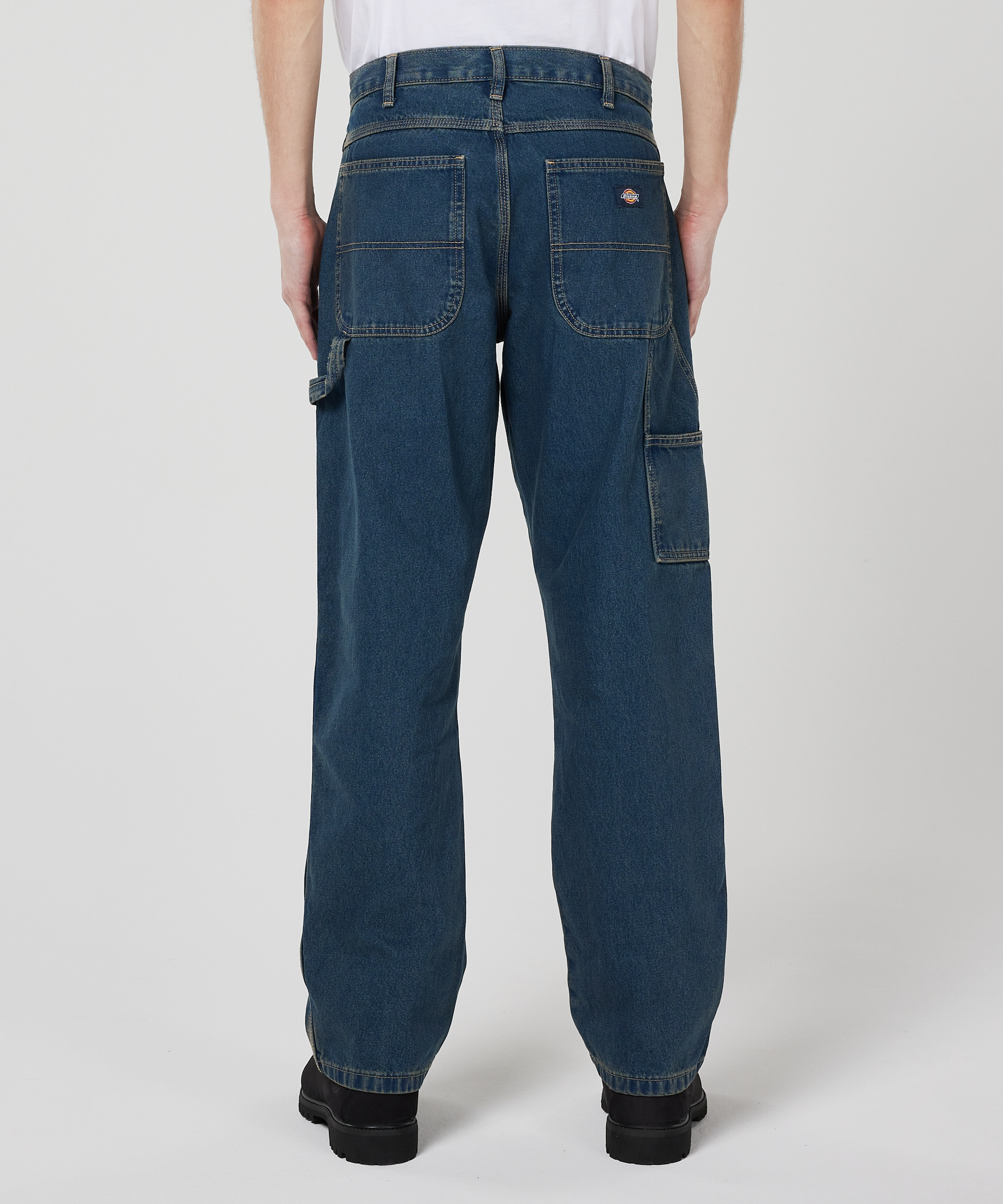 Mens Washed Utility Jeans in Stone Wash Indigo | Dickies Australia